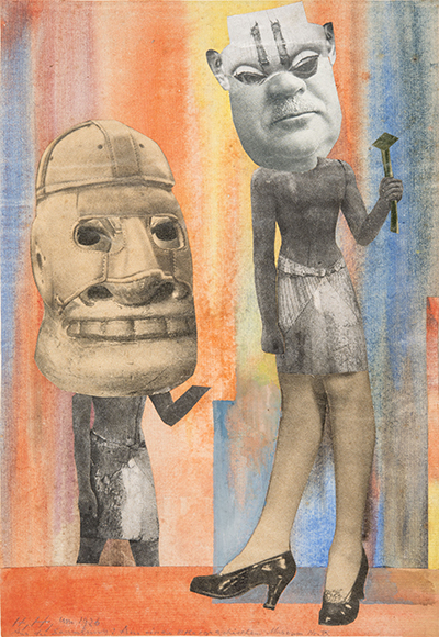 Hannah Höch (1889-1978) Aus der Sammlung: Aus einem Ethnographischen Museum Nr. IX