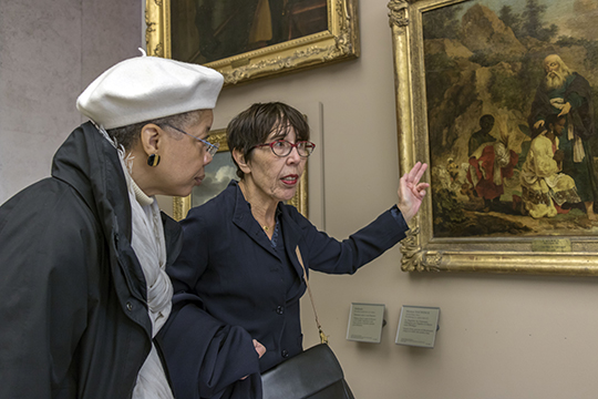 Monique and Françoise on the tour