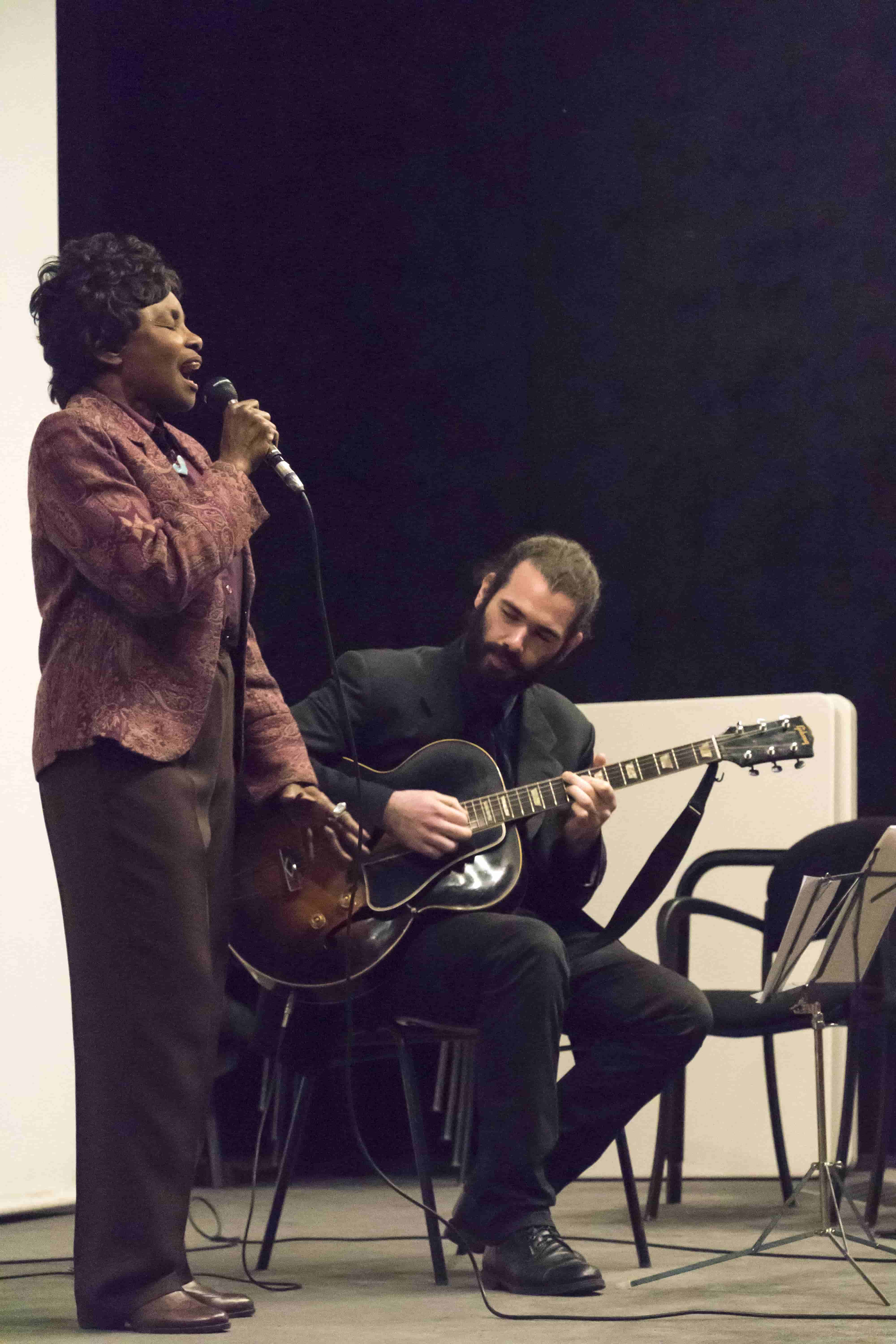 Ursuline Kairson and accompanist